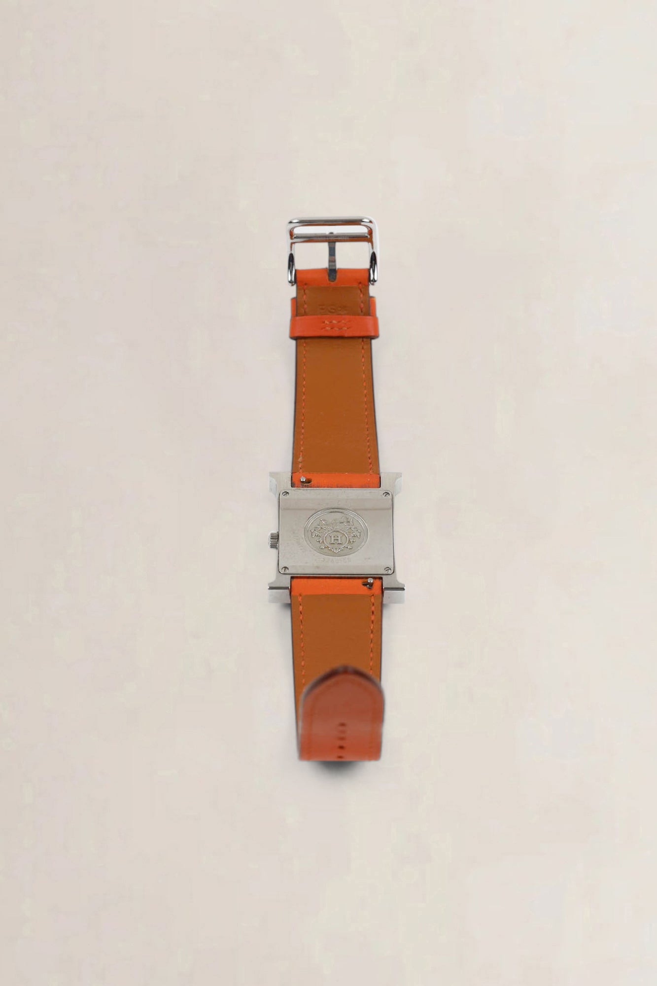 Hermès Orange Heure H Watch