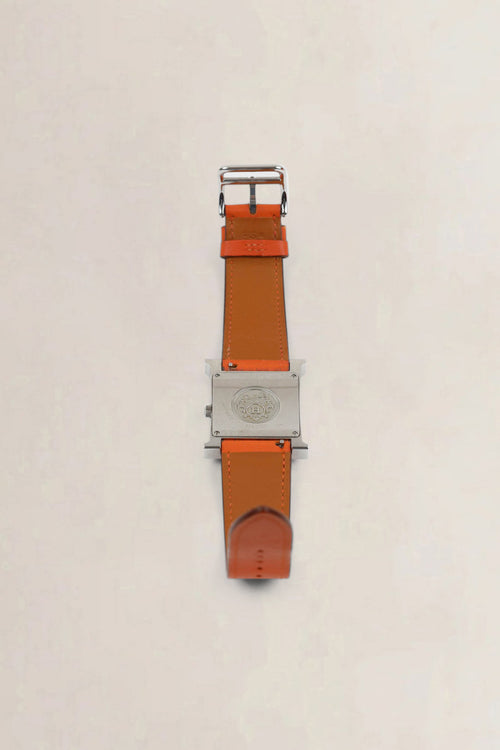 Hermès Orange Heure H Watch