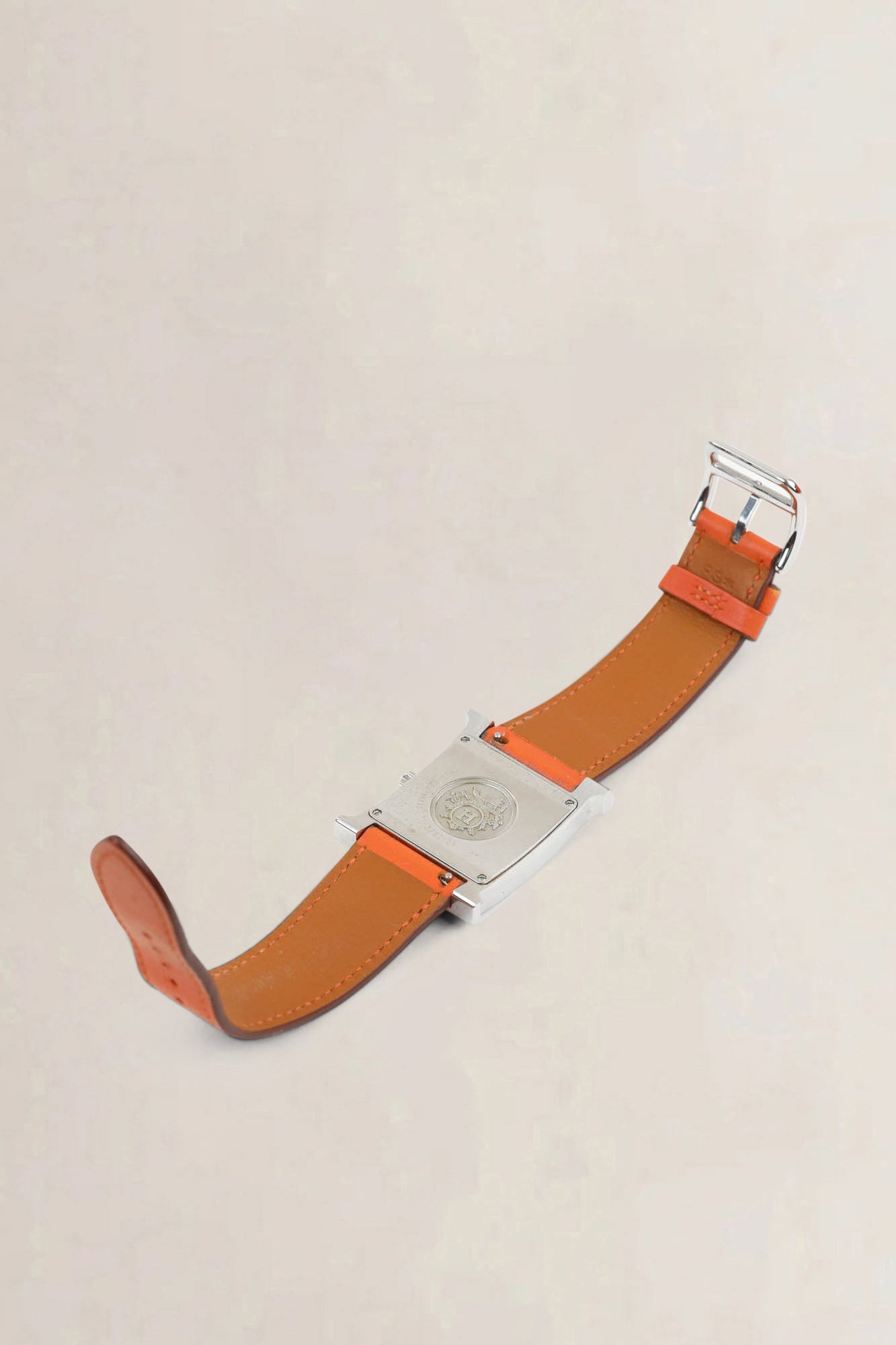Hermès Orange Heure H Watch