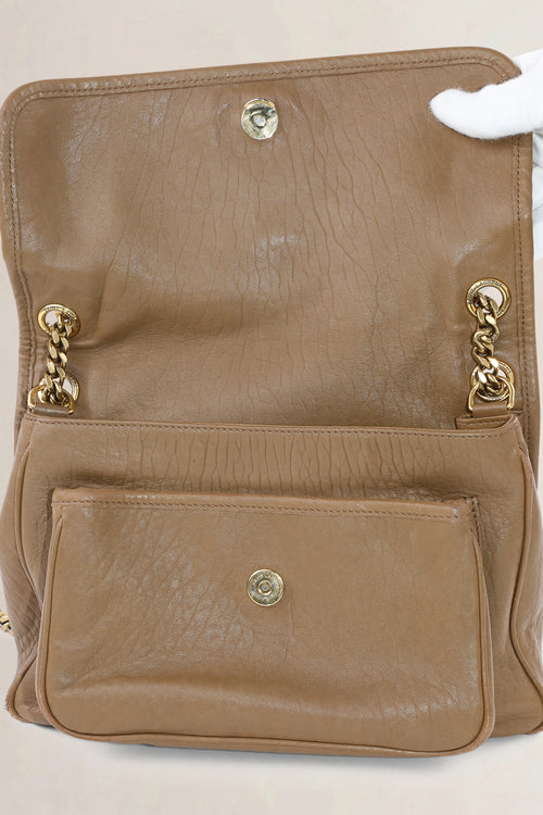 YSL Brown Niki Medium Crossbody Bag