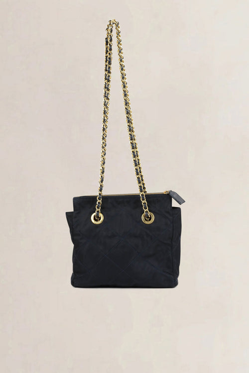 Prada Black Cloth Shoulder Bag