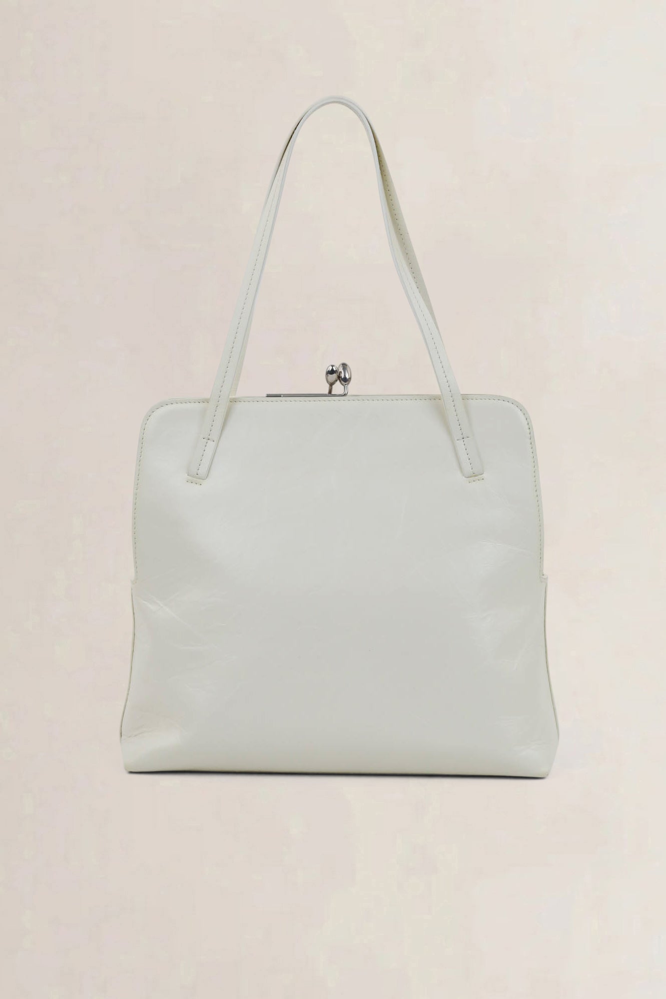 Jil Sander White Goji Square Shoulder Bag