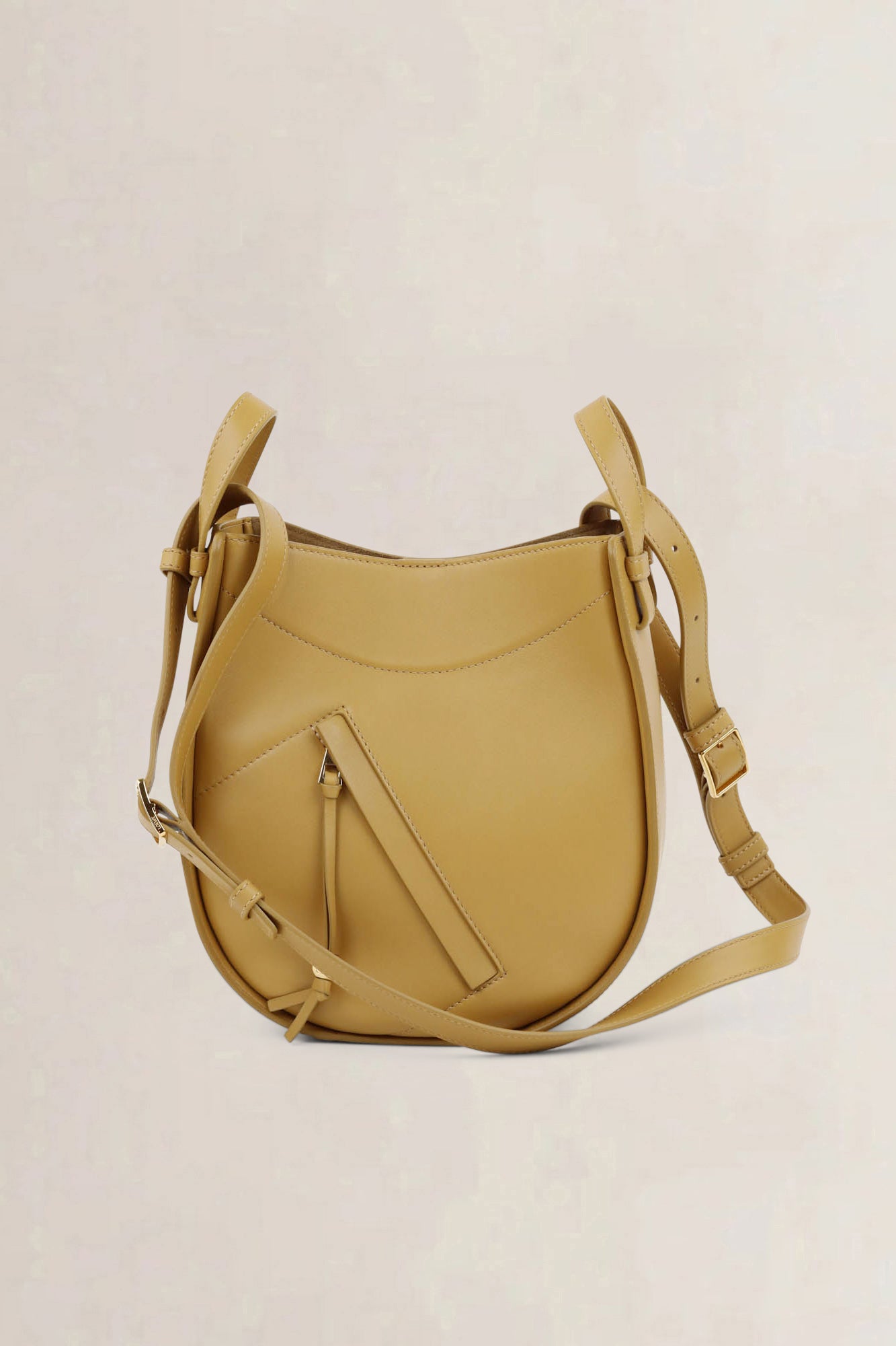 Loewe Mustard Hammock Slice Calfskin Crossbody Bag