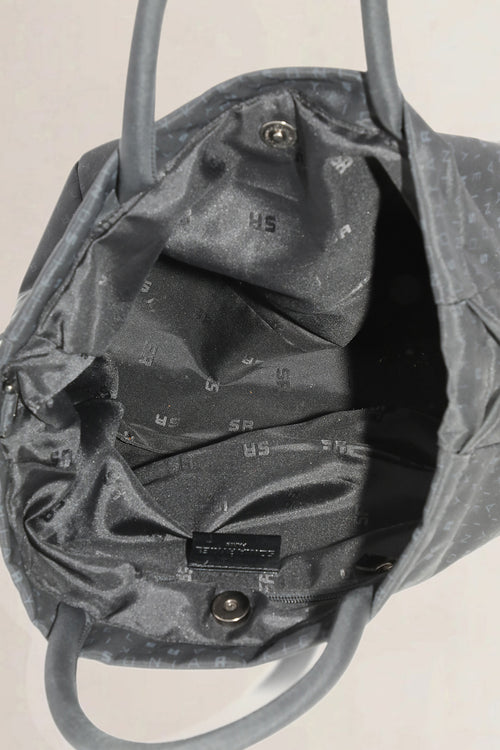 Sonia Rykiel Black Nylon Top Handle Bag