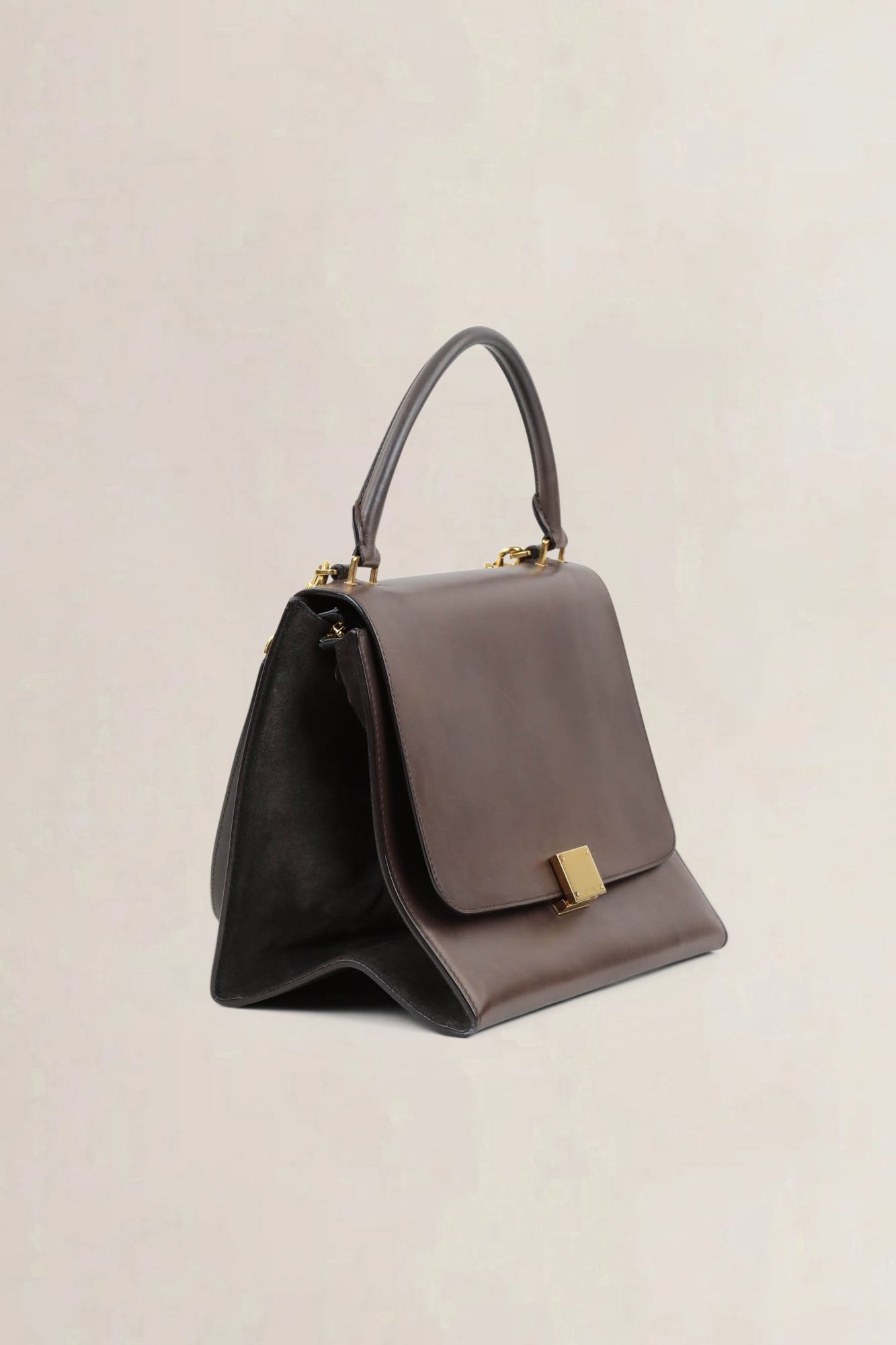 Céline Brown Trapeze Shoulder Bag