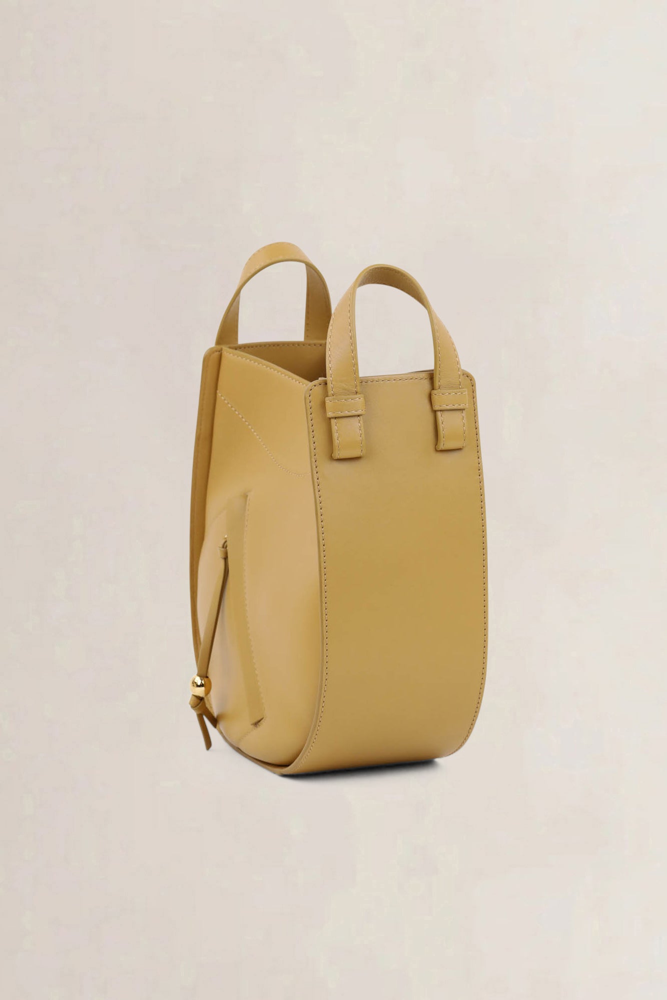 Loewe Mustard Hammock Slice Calfskin Crossbody Bag