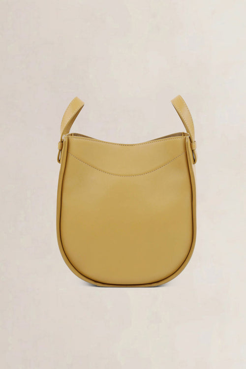 Loewe Mustard Hammock Slice Calfskin Crossbody Bag