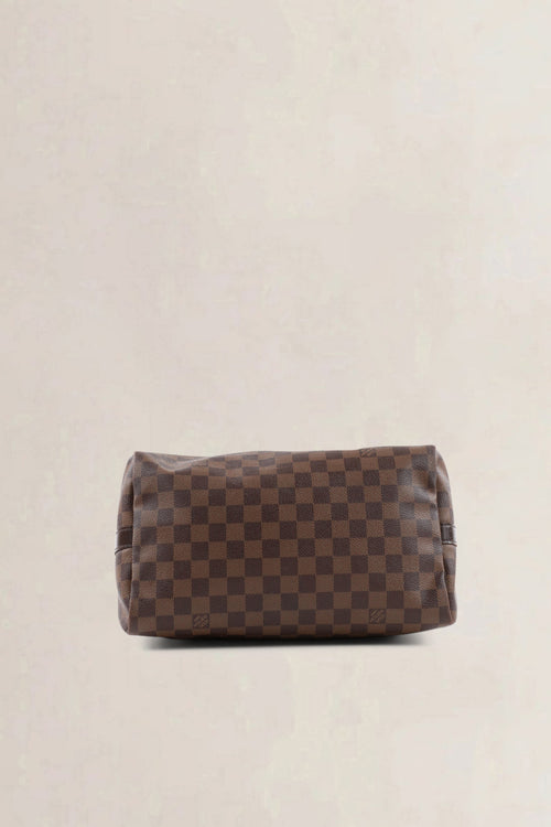 Louis Vuitton Damier Ebene Canvas Speedy 30 Crossbody Strap