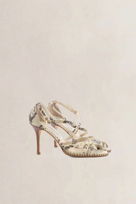 Jimmy Choo Python Sandals