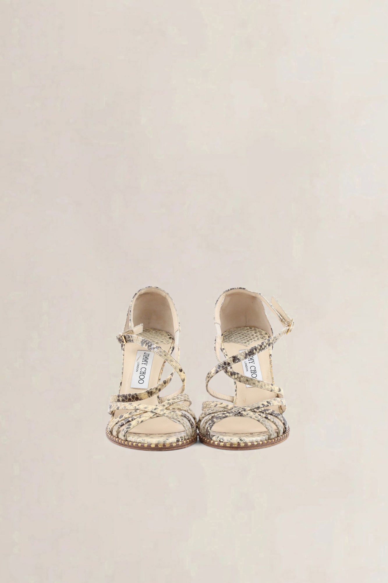 Jimmy Choo Python Sandals