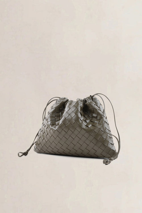 Bottega Veneta Khaki Dustbag Shoulder Bag