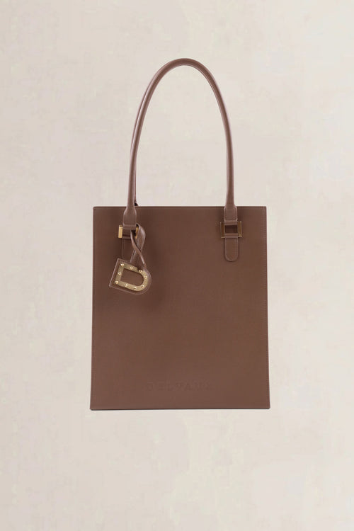 Delvaux Brown Le Jeff PM Top Handle Bag
