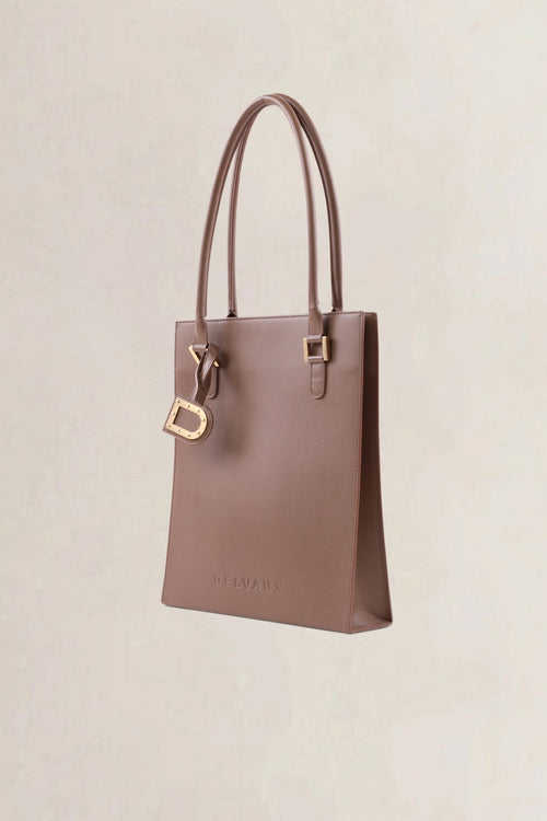 Delvaux Brown Le Jeff PM Top Handle Bag