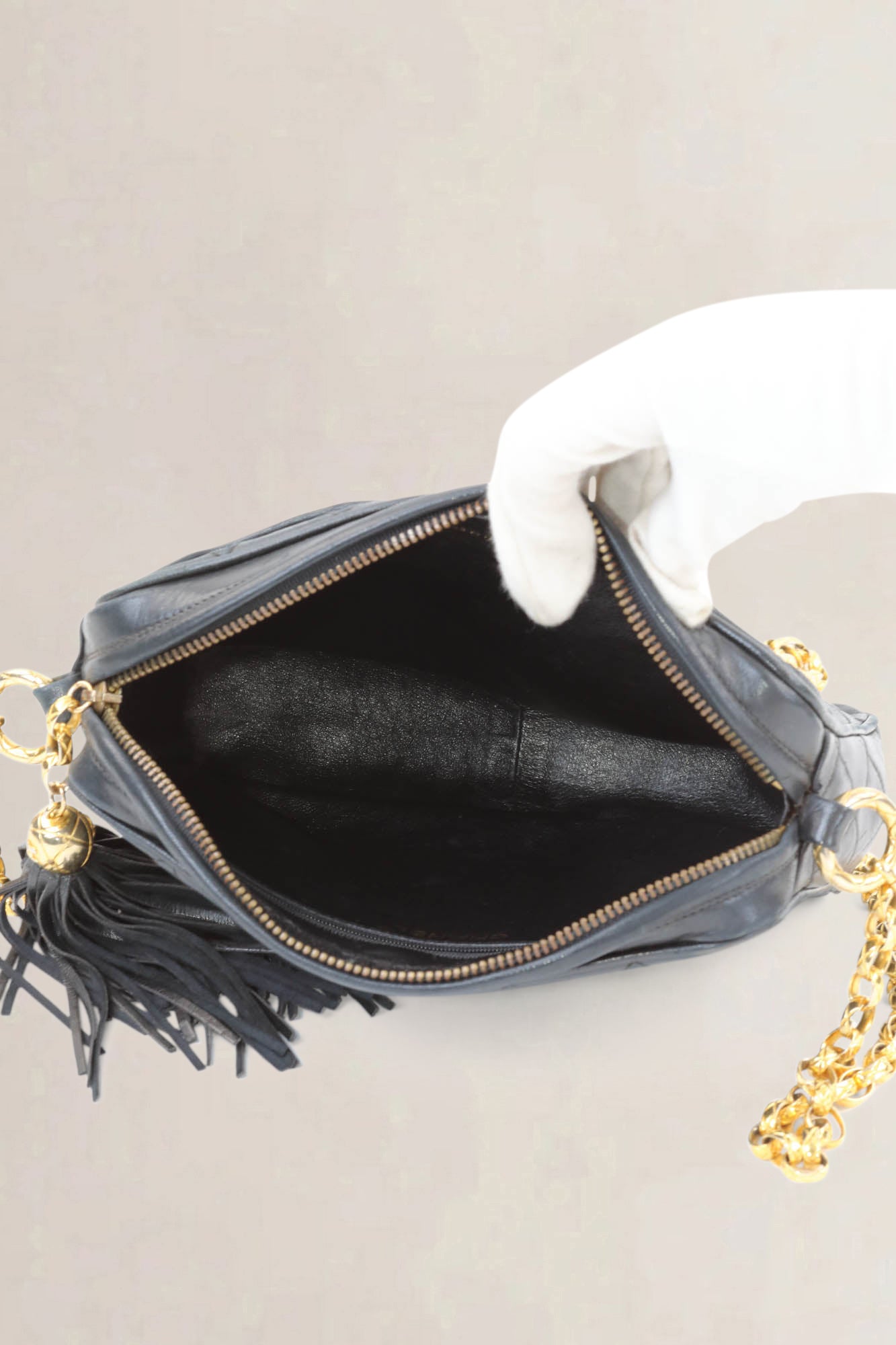 Chanel Black Camera Crossbody Bag