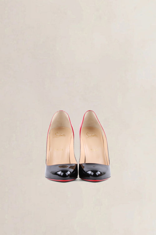 Christian Louboutin Black/Red Gradient Pumps
