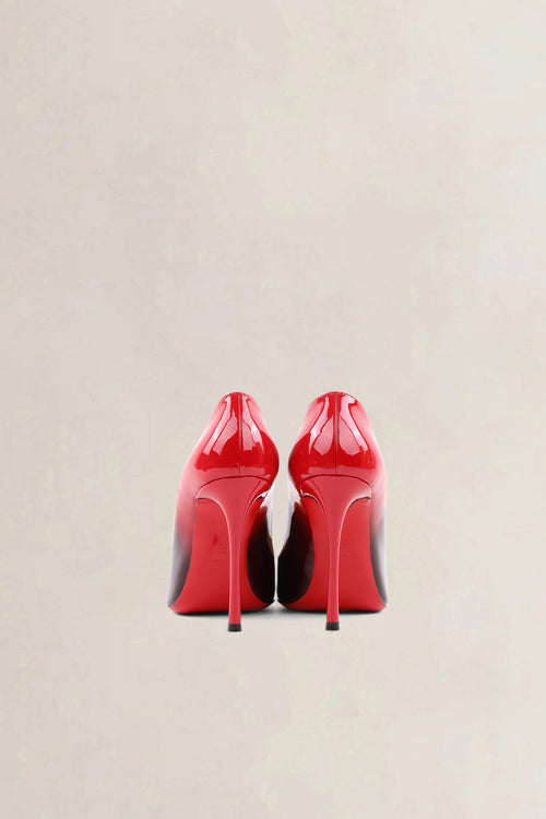 Christian Louboutin Black/Red Gradient Pumps