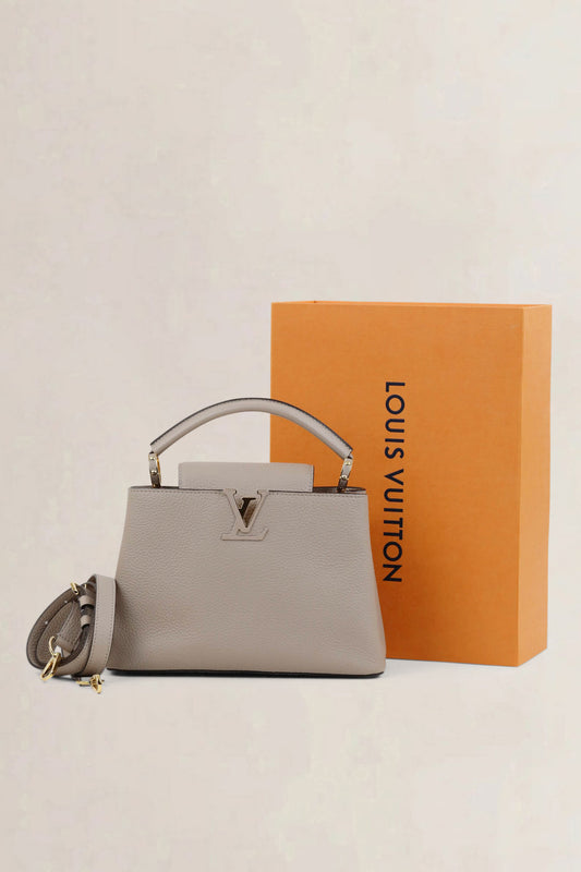 Louis Vuitton Galet Capucines BB Taurillon Crossbody Bag