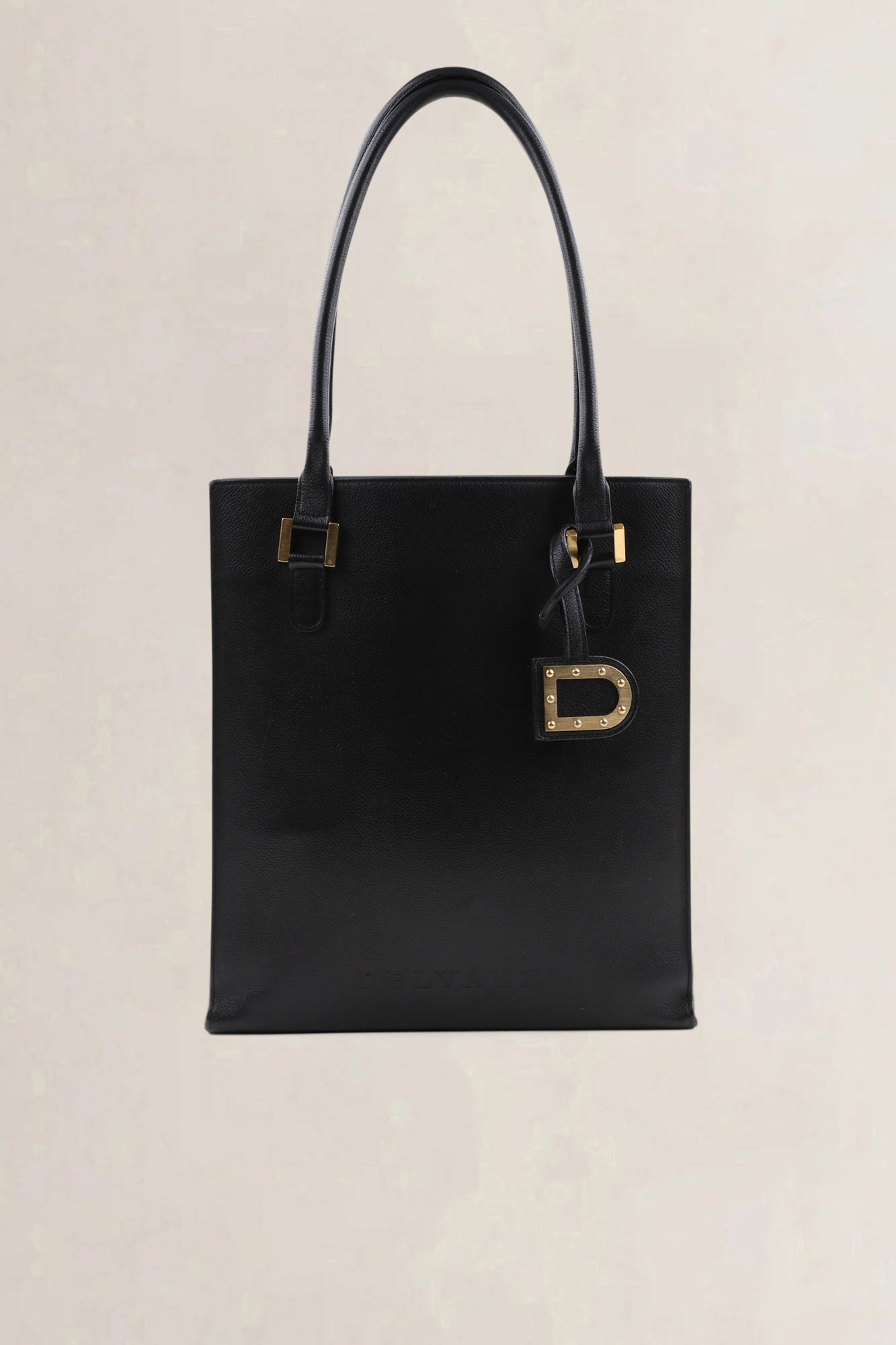 Delvaux Black Le Jeff PM Top Handle Bag