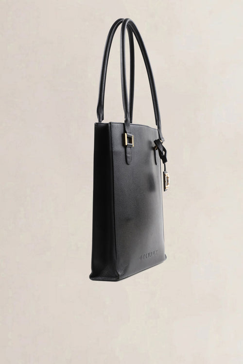 Delvaux Black Le Jeff PM Top Handle Bag