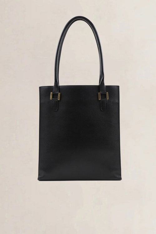 Delvaux Black Le Jeff PM Top Handle Bag