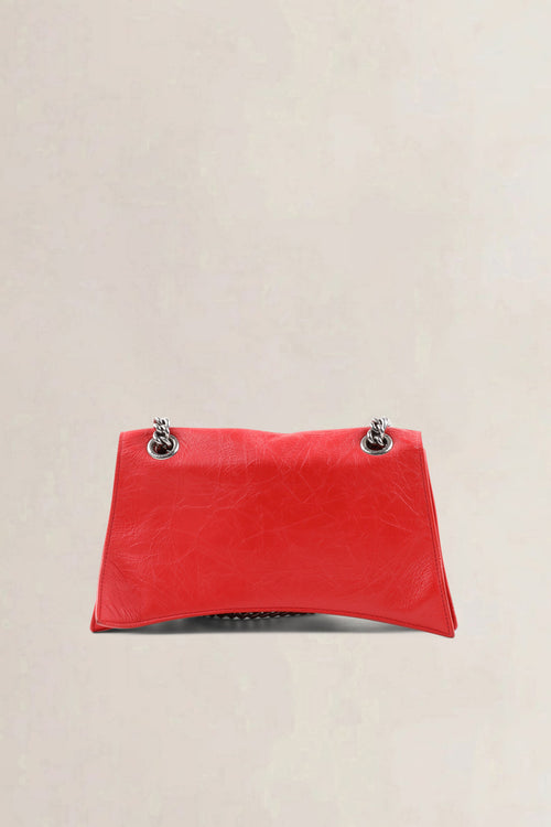 Balenciaga Red Crush Chain Small Crossbody Bag