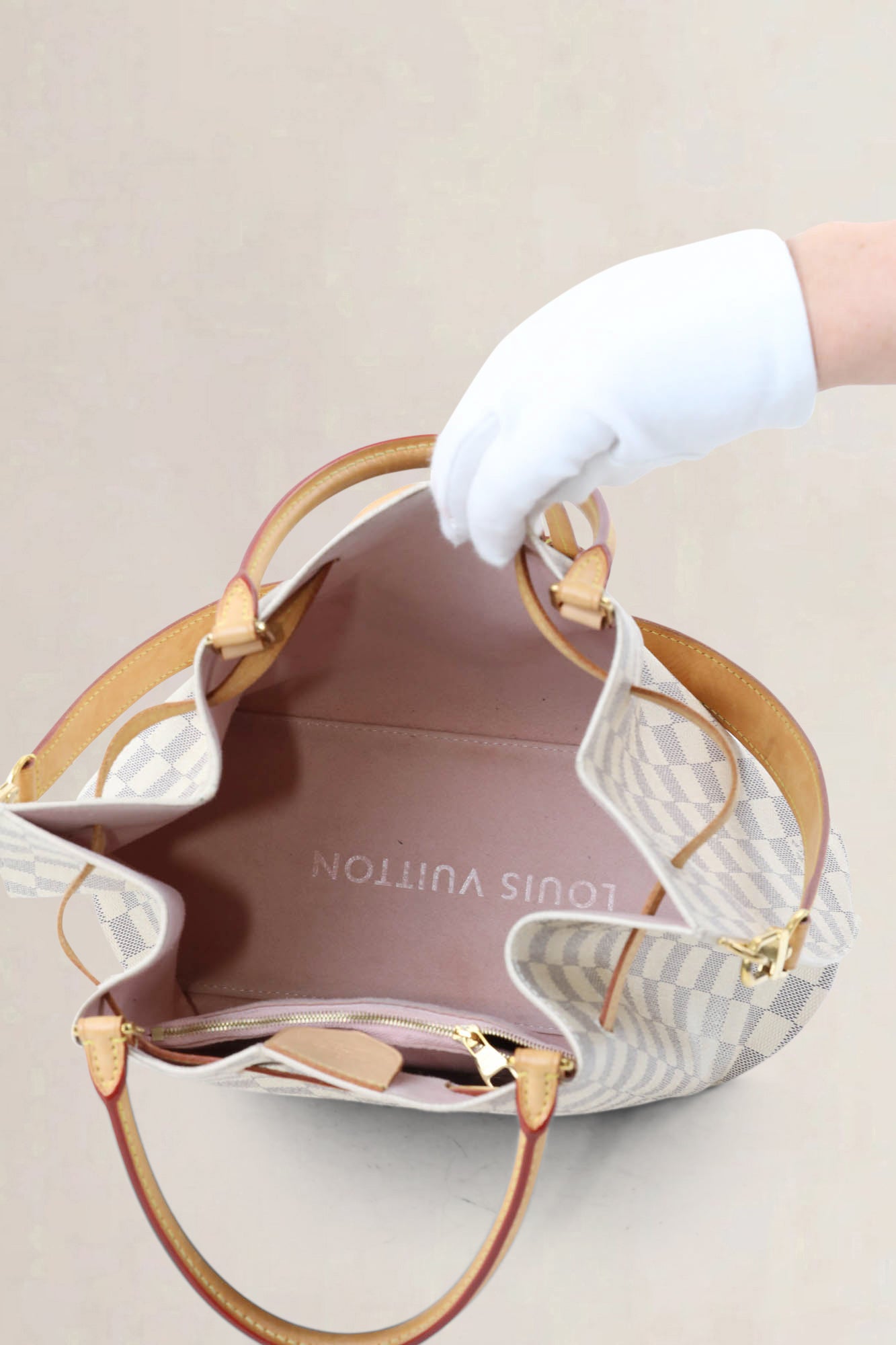 Louis Vuitton Girolata Damier Azur Shoulder Bag