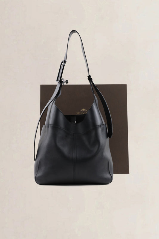 Delvaux So Cool MM black jumping calf — preloved