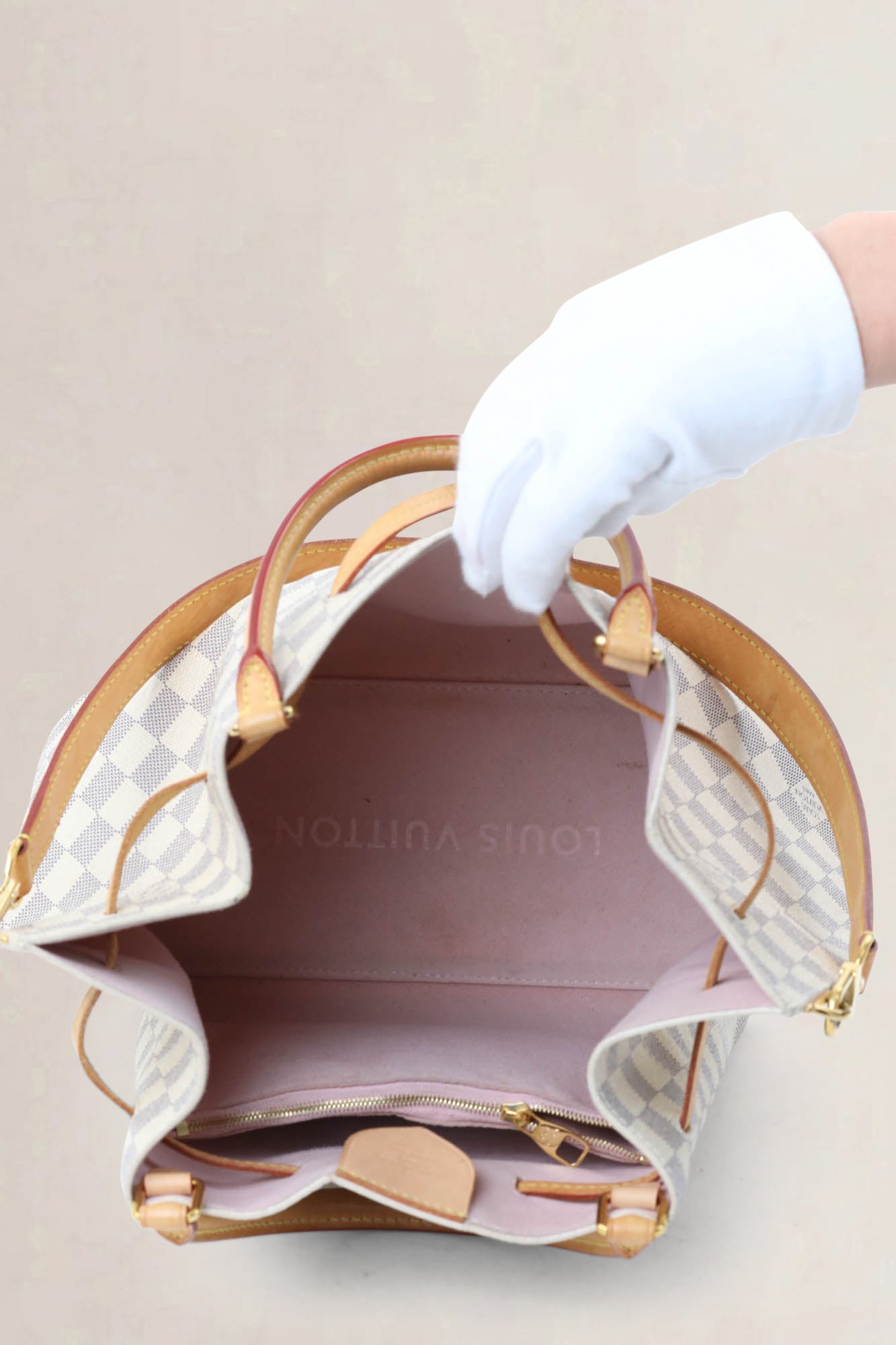Louis Vuitton Girolata Damier Azur Shoulder Bag