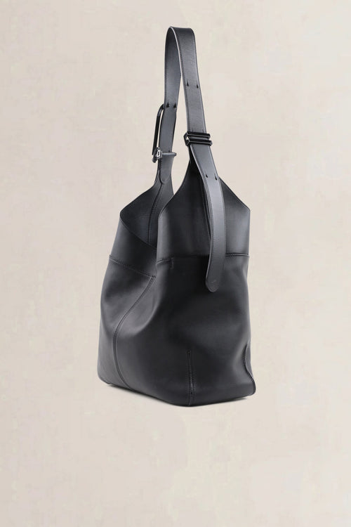 Delvaux Black Jumping Calf So Cool MM Crossbody Bag