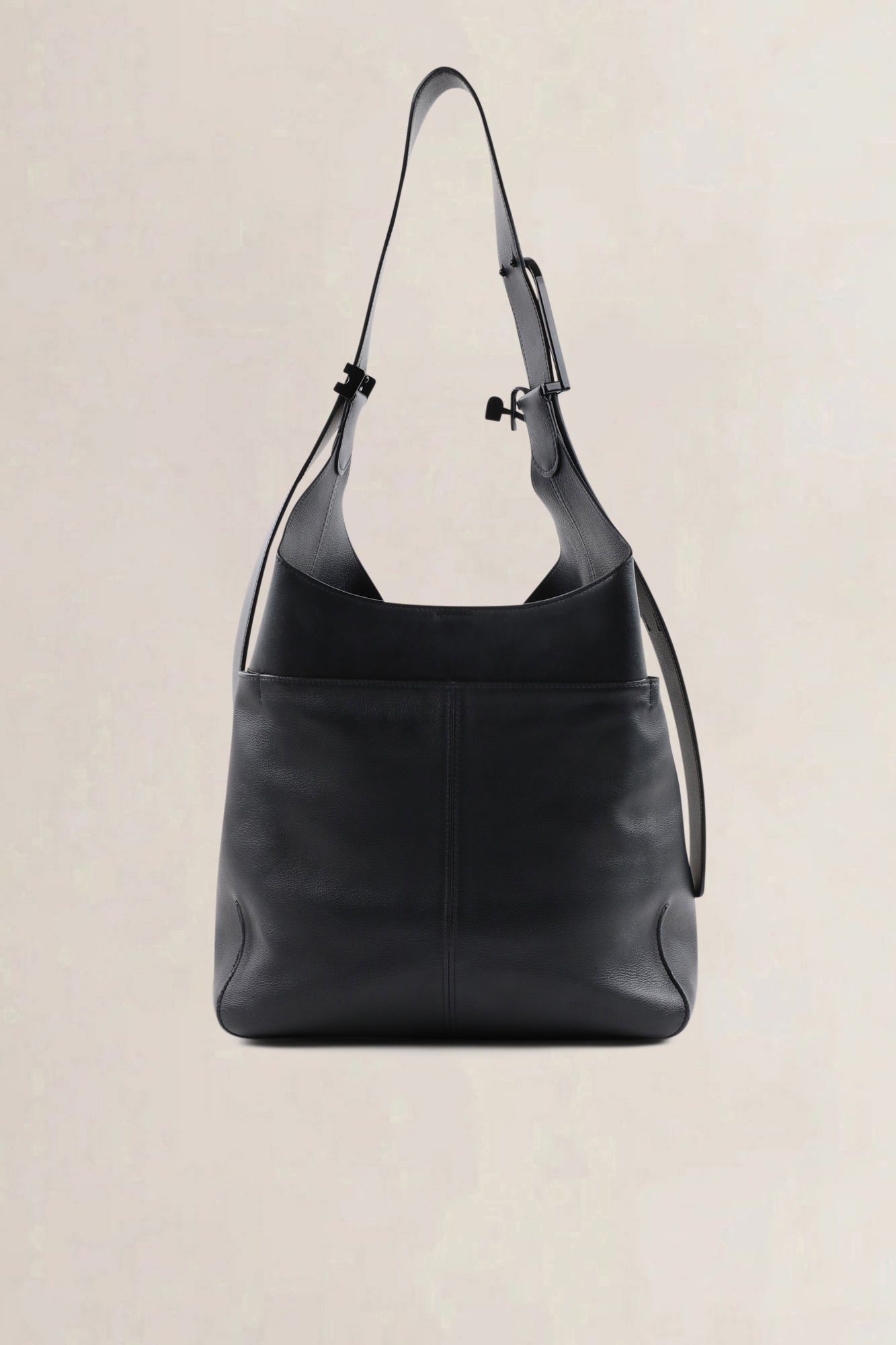 Delvaux Black Jumping Calf So Cool MM Crossbody Bag