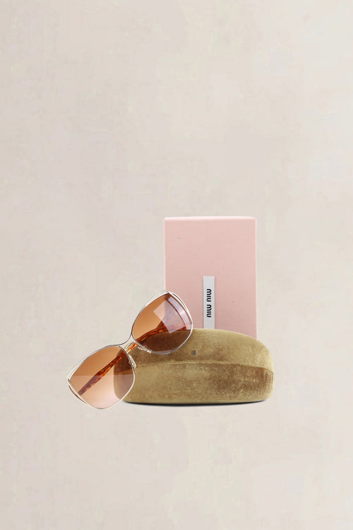 Miu Miu Brown Sunglasses