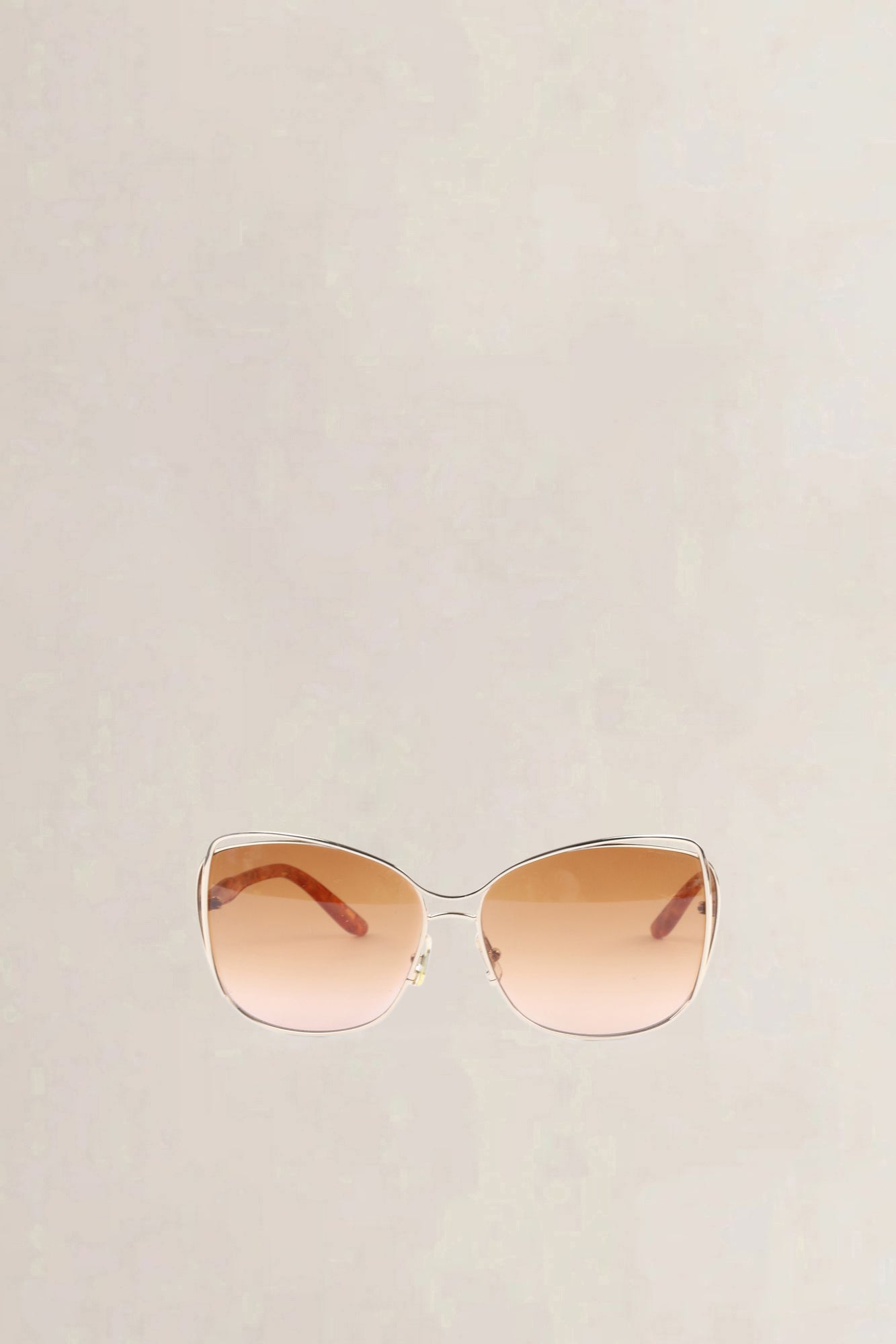 Miu Miu brown retro round sunglasses — preloved