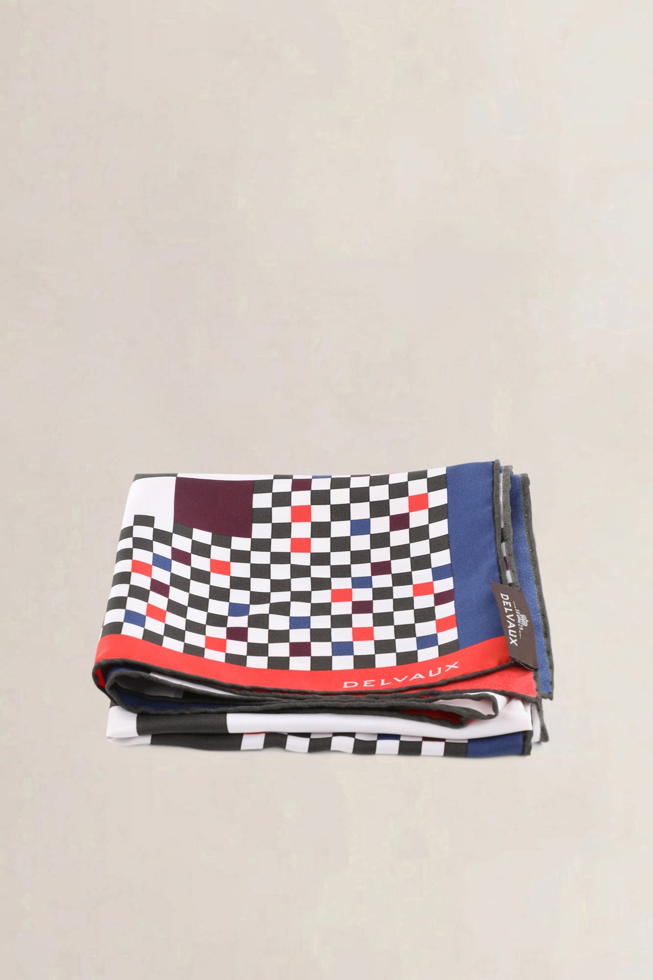 Delvaux Final Lap Silk Twill 70 Scarf