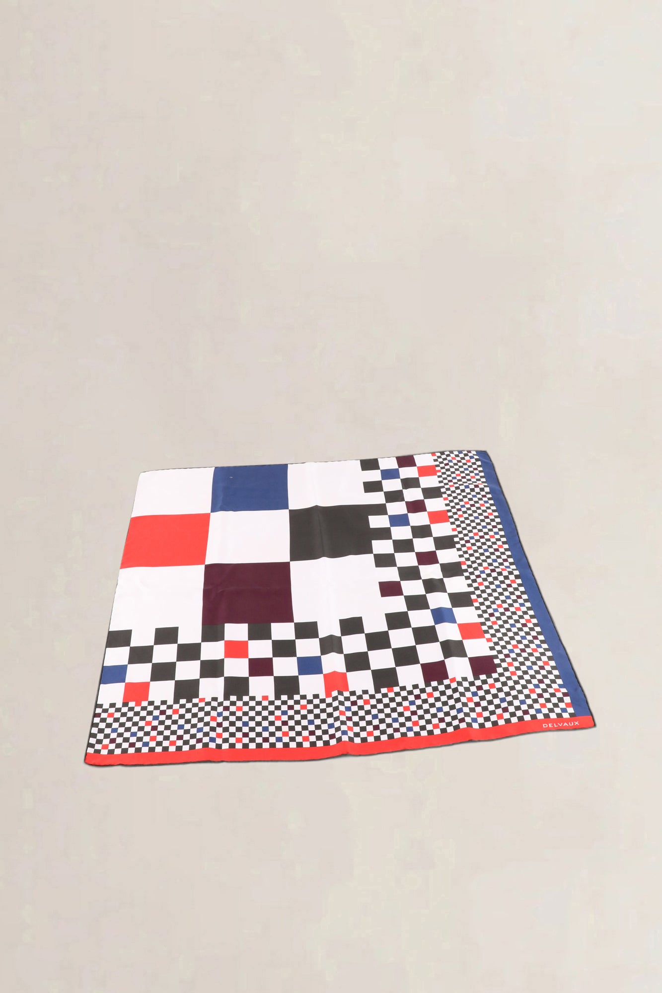 Delvaux Final Lap silk twill 70 scarf — preloved