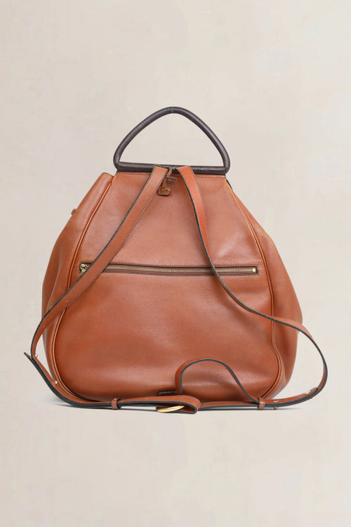 Delvaux Brown Lucifer Backpack GM