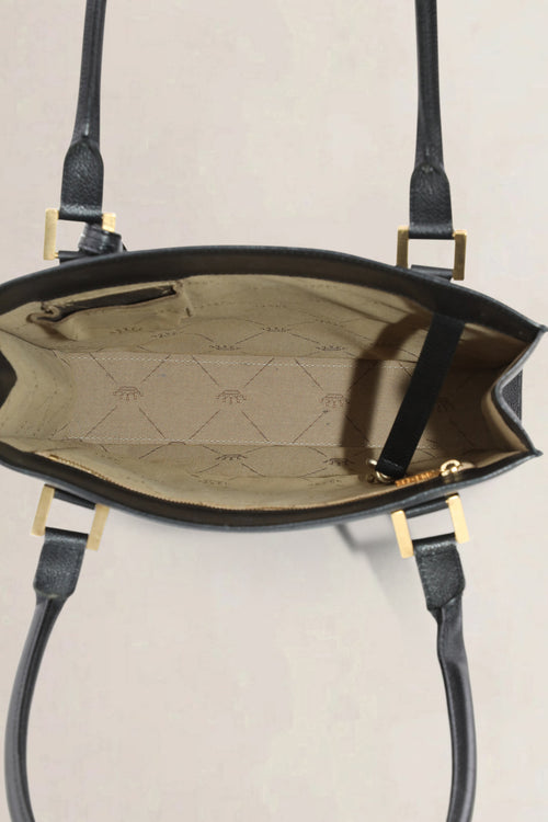 Delvaux Black Le Jeff PM Top Handle Bag