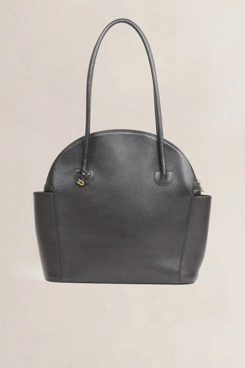 Delvaux Black Mousson Shoulder Bag