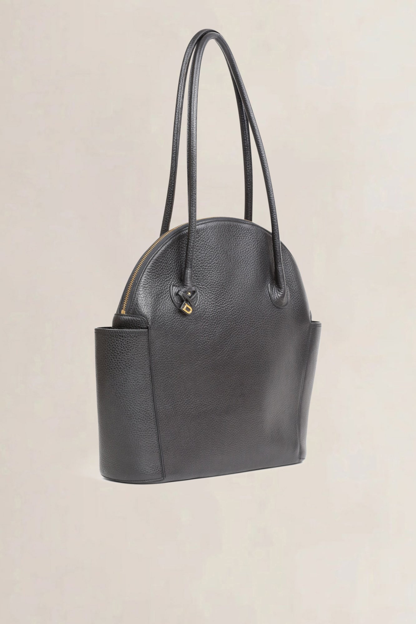 Delvaux Black Mousson Shoulder Bag