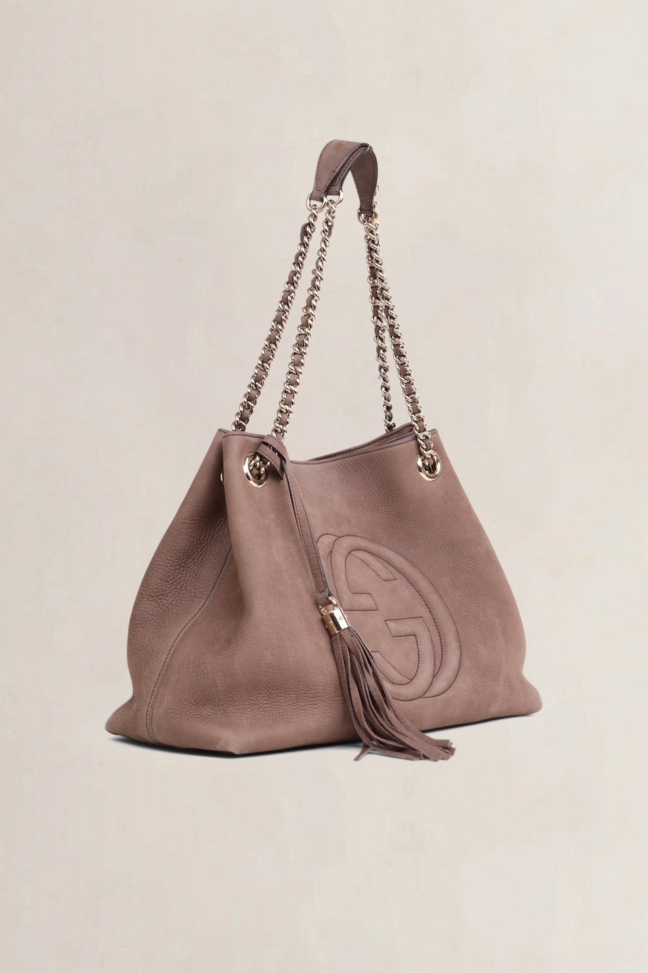 Gucci Taupe Soho Medium Shoulder Bag