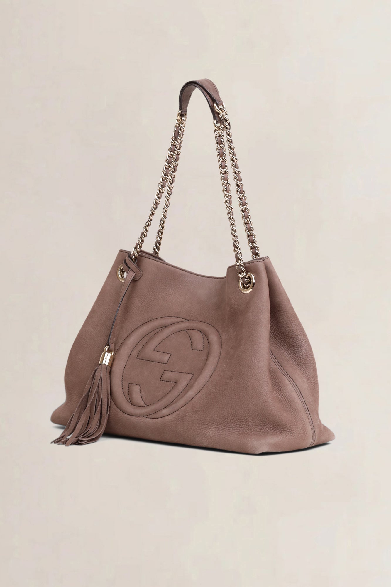 Gucci Taupe Soho Medium Shoulder Bag