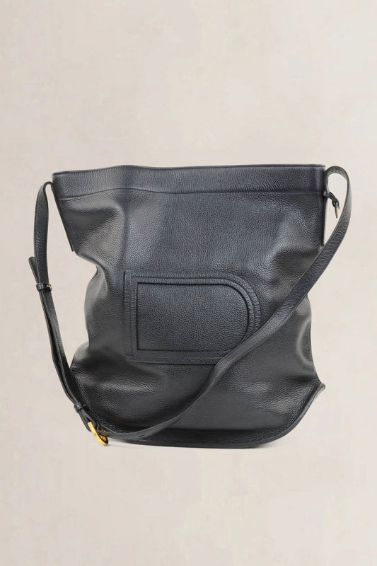Delvaux Navy Blue Le Pin Crossbody Bag