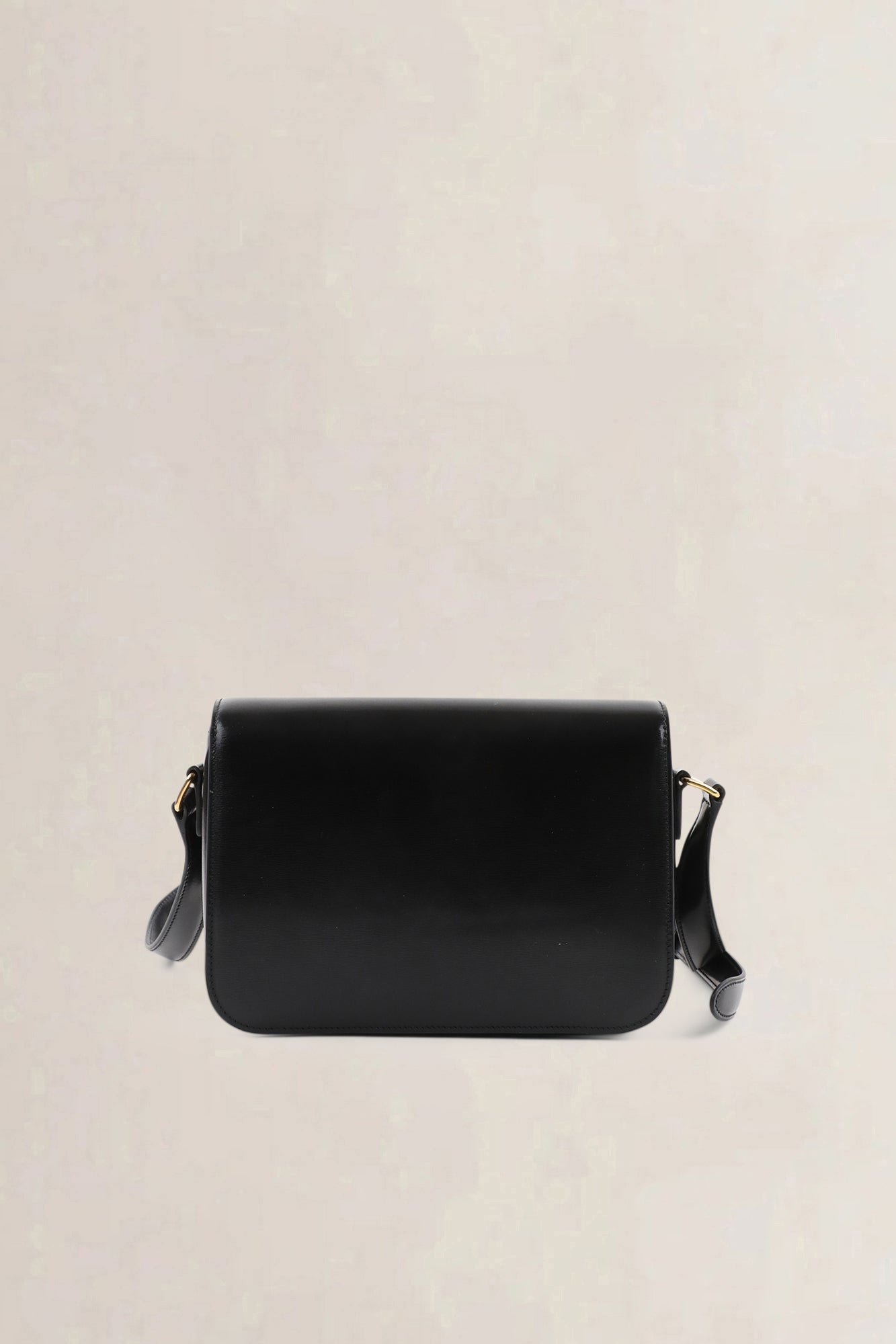 Céline Triomphe Classique black calfskin — preloved