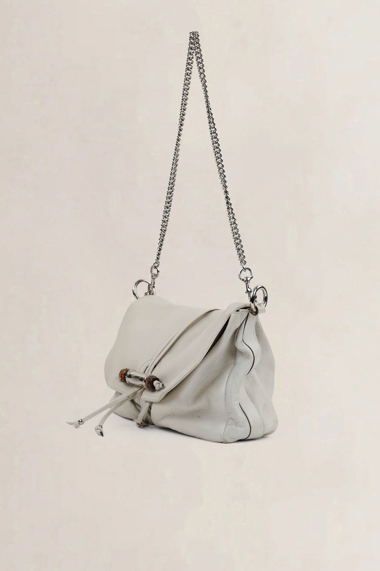 Gucci White Croisette Crossbody Bag