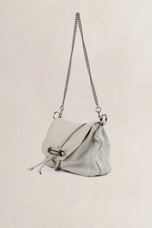 Gucci White Croisette Crossbody Bag