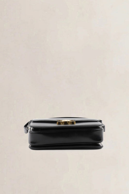 Céline Black Calfskin Triomphe Classique Crossbody Bag