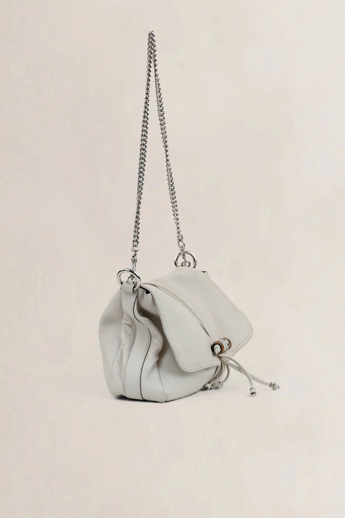 Gucci White Croisette Crossbody Bag
