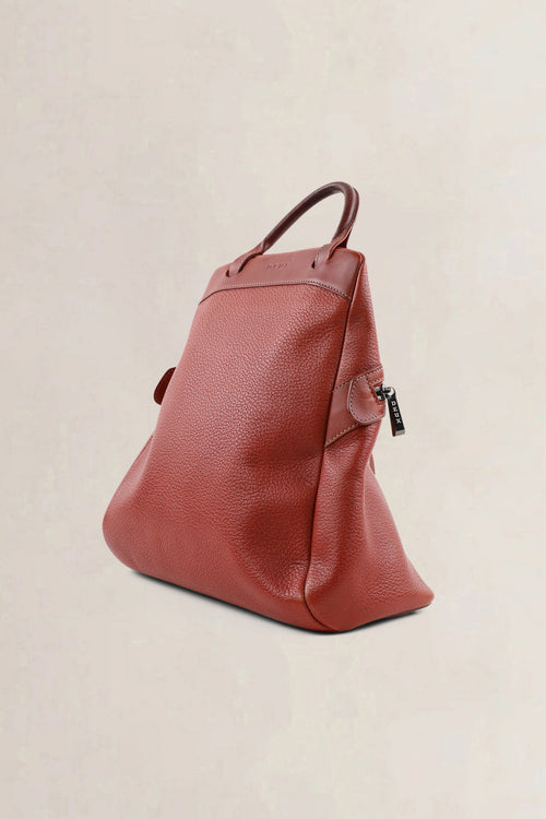 Deux De Delvaux Brique "Le Dix-Neuf" Backpack