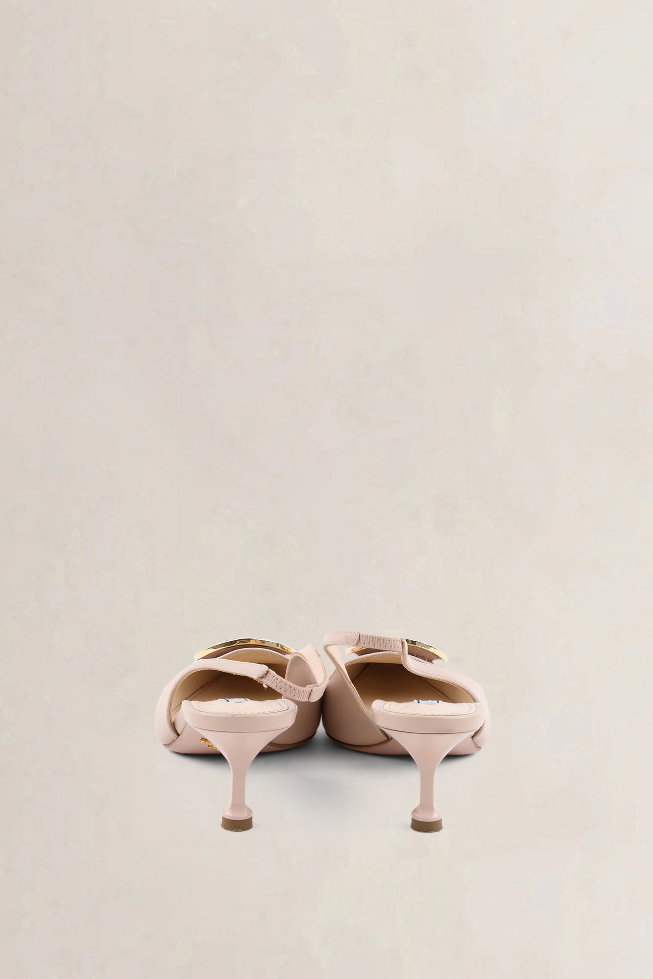 Prada Cipria kitten slingback heels — preloved