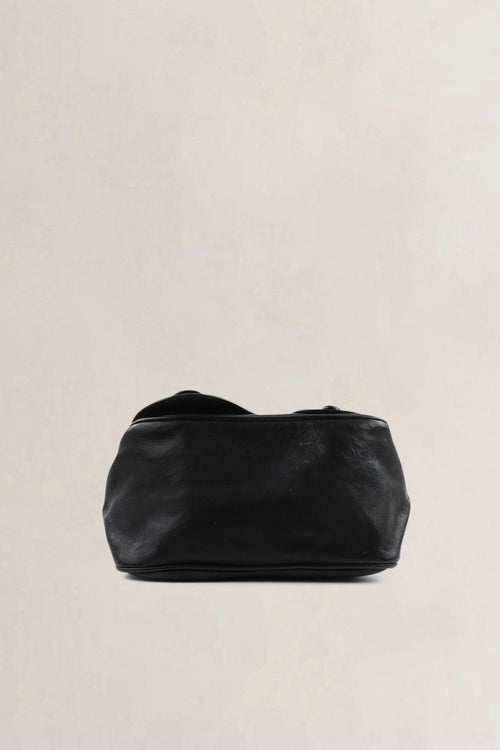 Christian Dior Black/Brown Gaucho Saddle Crossbody Bag