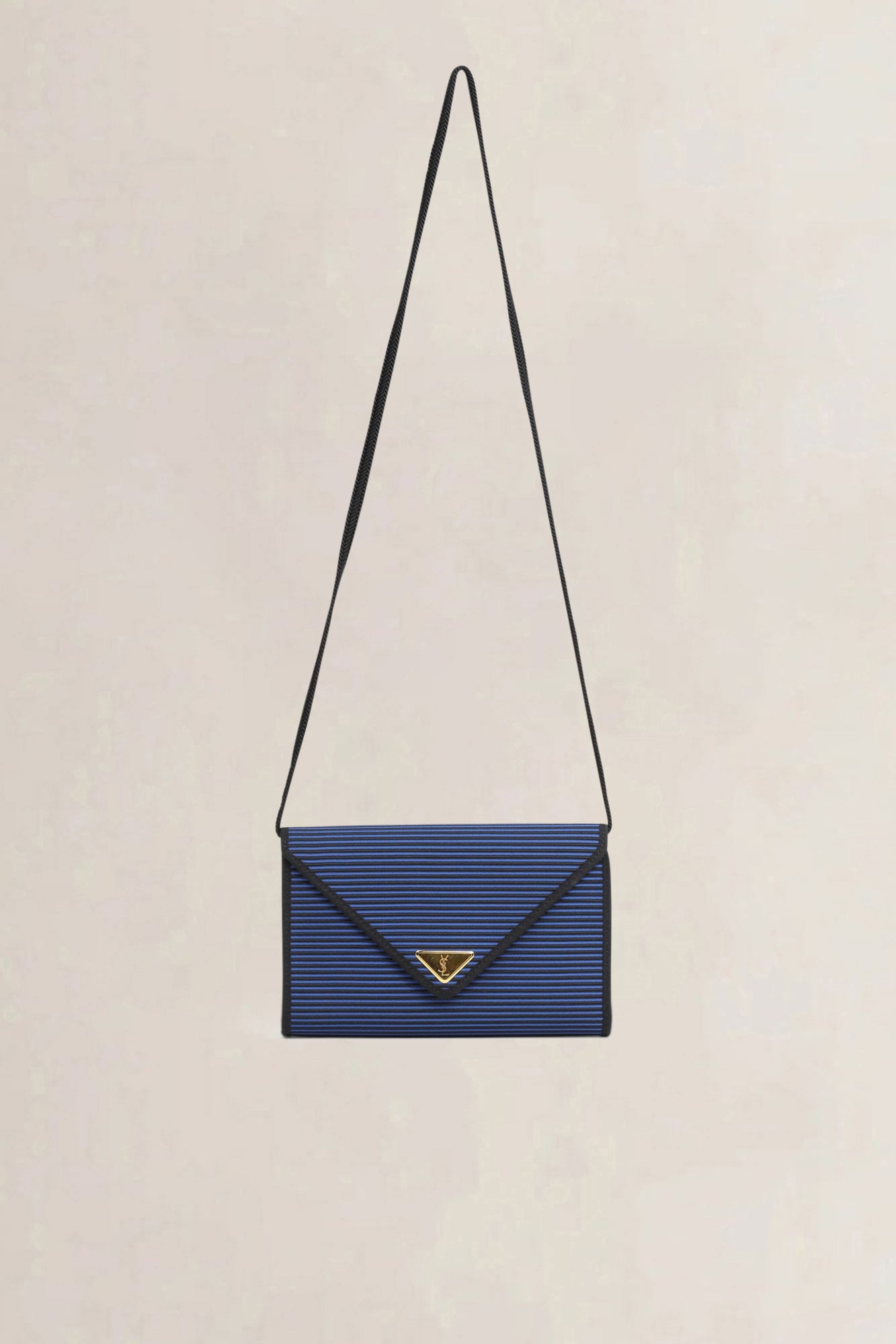 YSL Black/Blue Messenger Crossbody bag